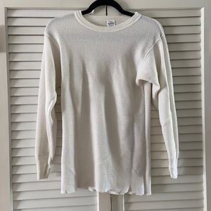 Vintage cotton thermal shirt long sleeve